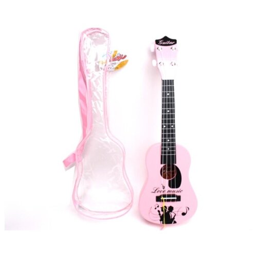 Игрушка детская Гитара розовая классическая. арт. 2135218