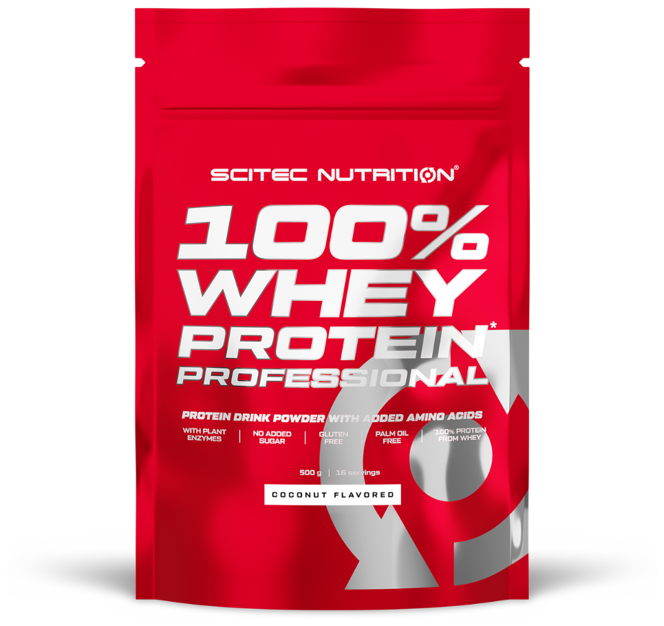 Scitec Nutrition 100% Whey Protein Professional 500 гр, кокос