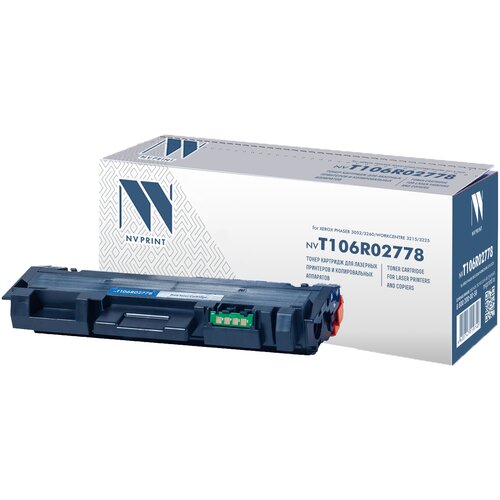 Картридж NV Print NV-T106R02778 для Xerox Phaser 3052/3260 WorkCentre 3215/3225 (аналог 106R02778), 3000 стр, черный картридж лазерный xerox 013r00607 wc pe114e оригинальный ресурс 3000 стр