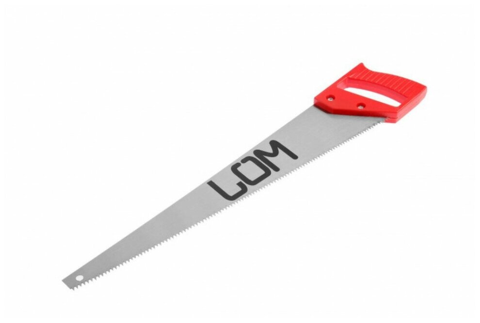 ЛОМ Ножовка по дереву ЛОМ, пластиковая рукоятка, 7-8 TPI, 450 мм