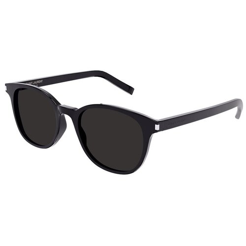 Солнцезащитные очки Saint Laurent, черный, серый saint laurent sl 548 slim 001
