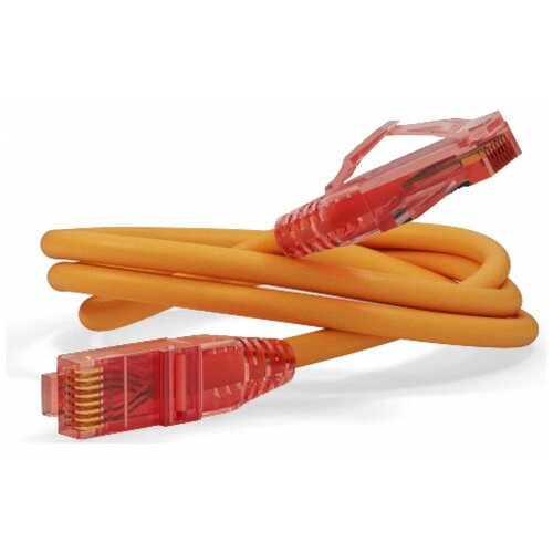 Патч-корд U/UTP, Cat.5e, LSZH, 0,23, 1м vention патч корд прямой ethernet utp cat 6 rj45 сетевой кабель для ноутбука роутера кабель локальной сети длина 1 5 м цвет серый