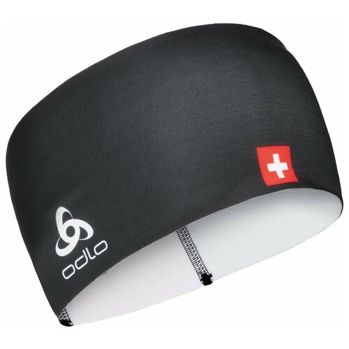 фото Повязка odlo competition fan warm, chfbl/swissski black