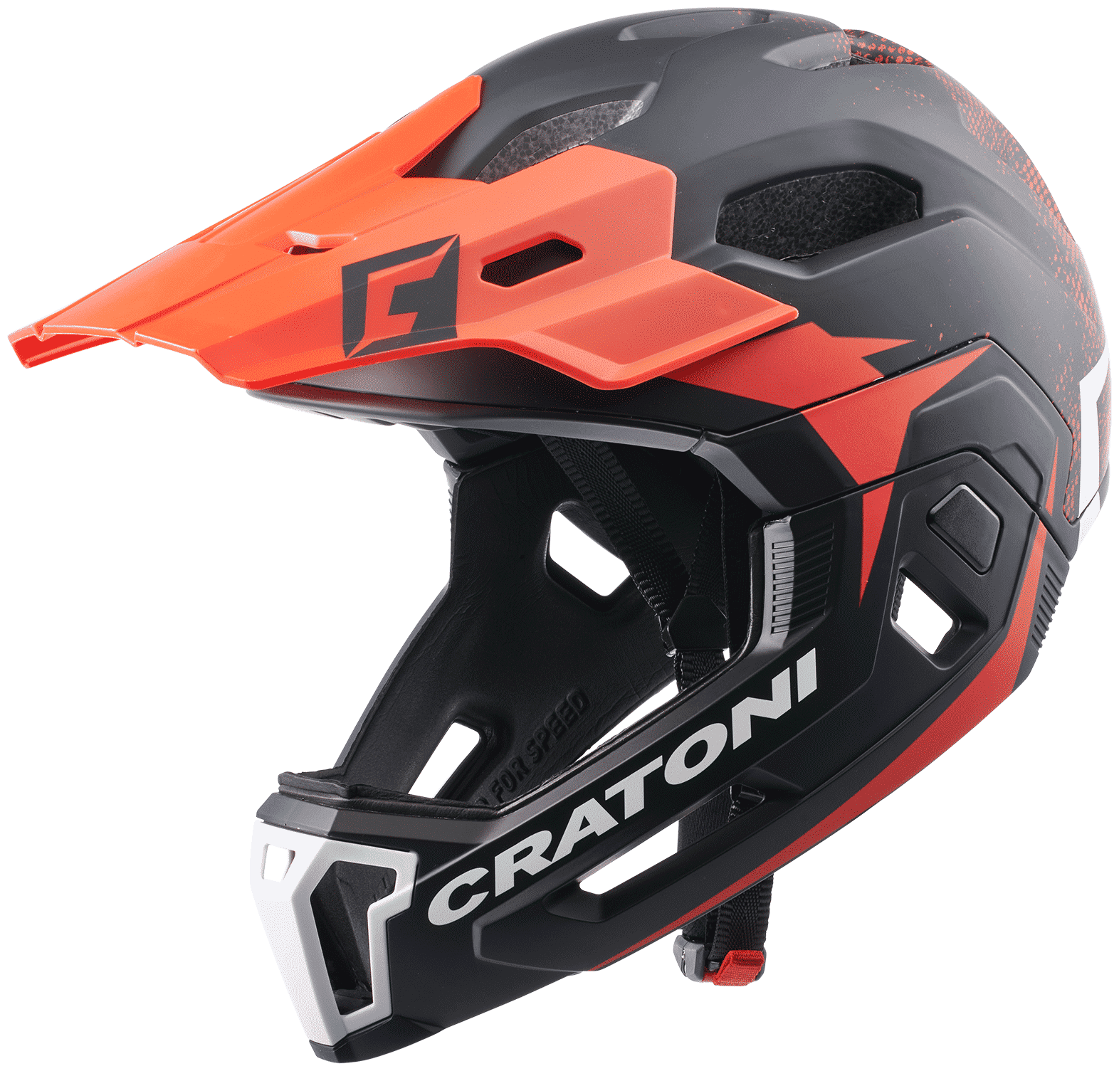 CRATONI Шлем Cratoni C-Maniac 2.0 MX L-XL (58-61) /110305F3/ Black-red matt