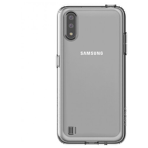 Накладка силикон Araree M Cover для Samsung Galaxy M01 M015 2020 прозрачная