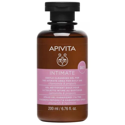 Apivita Gentle Cleansing Gel for the Intimate Area for Daily Use, 200 мл гель apivita intimate gentle cleansing gel 75 мл