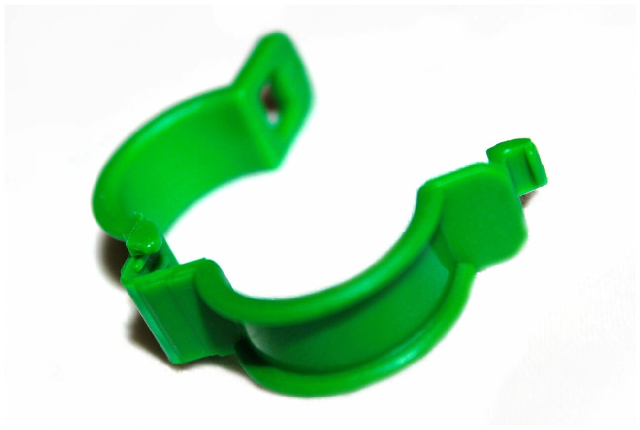 Greengo Кольцо-фиксатор для растений, d = 20 мм, набор 20 шт., зелёный - фотография № 6