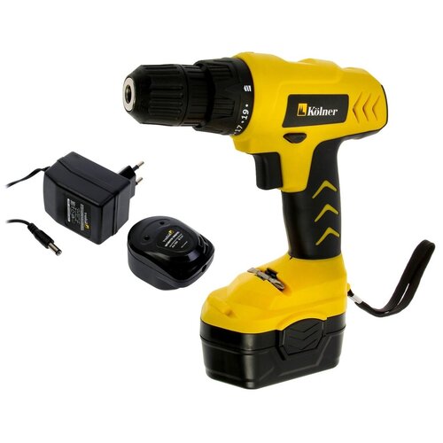Дрель-шуруповерт Kolner KCD 12М 12 В 550 обмин 14 Нм аккумуляторная 5565100₽
