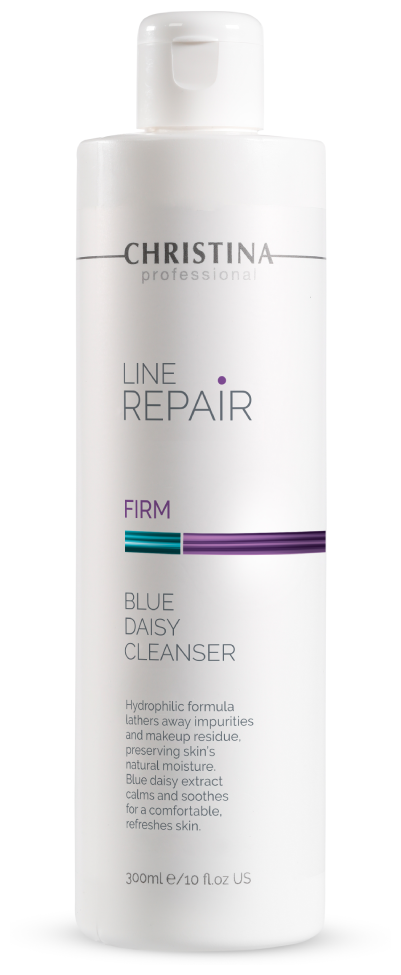 Christina Гидрофильный гель «Голубая маргаритка», 300 мл - Line Repair Firm Blue Daisy Cleanser