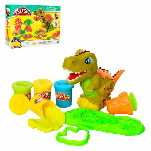 Детский игровой набор для лепки Play Doh Динозавр / Плей До лепка из пластилина Динозавр