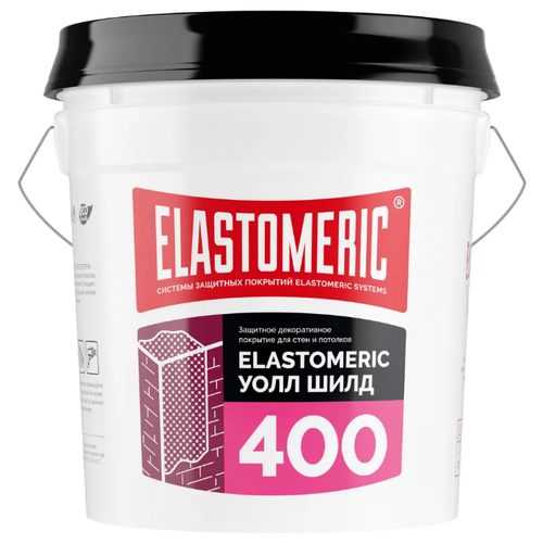 Краска защитная для стен И потолков акриловая ELASTOMERIC-400 База С (3кг.)