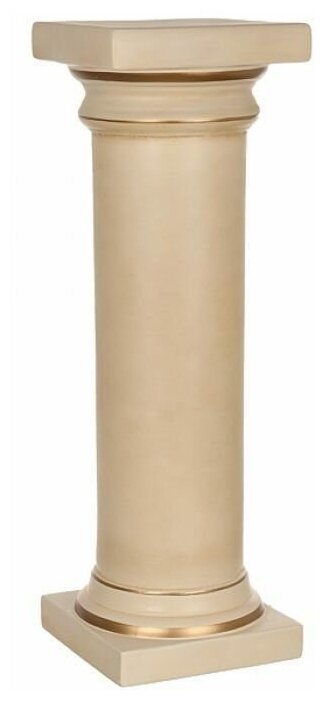 фото Колонна большая гладкая 79 см Романо бежевый, 665/223