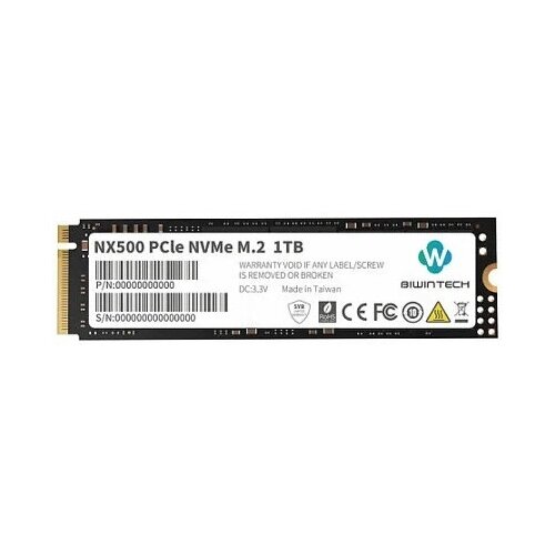 Твердотельный накопитель M.2 NVMe 1Tb BiwinTech NX500 Series [82P1B0#G] (SSD)