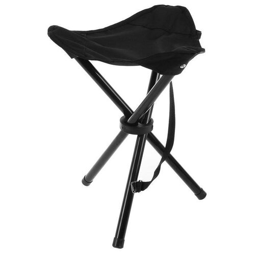 Стул туристический Maclay, р. 28х26х36 см, до 60 кг, цвет тёмно-серый стул складной туристический мебель на дачу все для дачи стул туристический складной 22 x 20 x 25 см до 60 кг цвет xаки