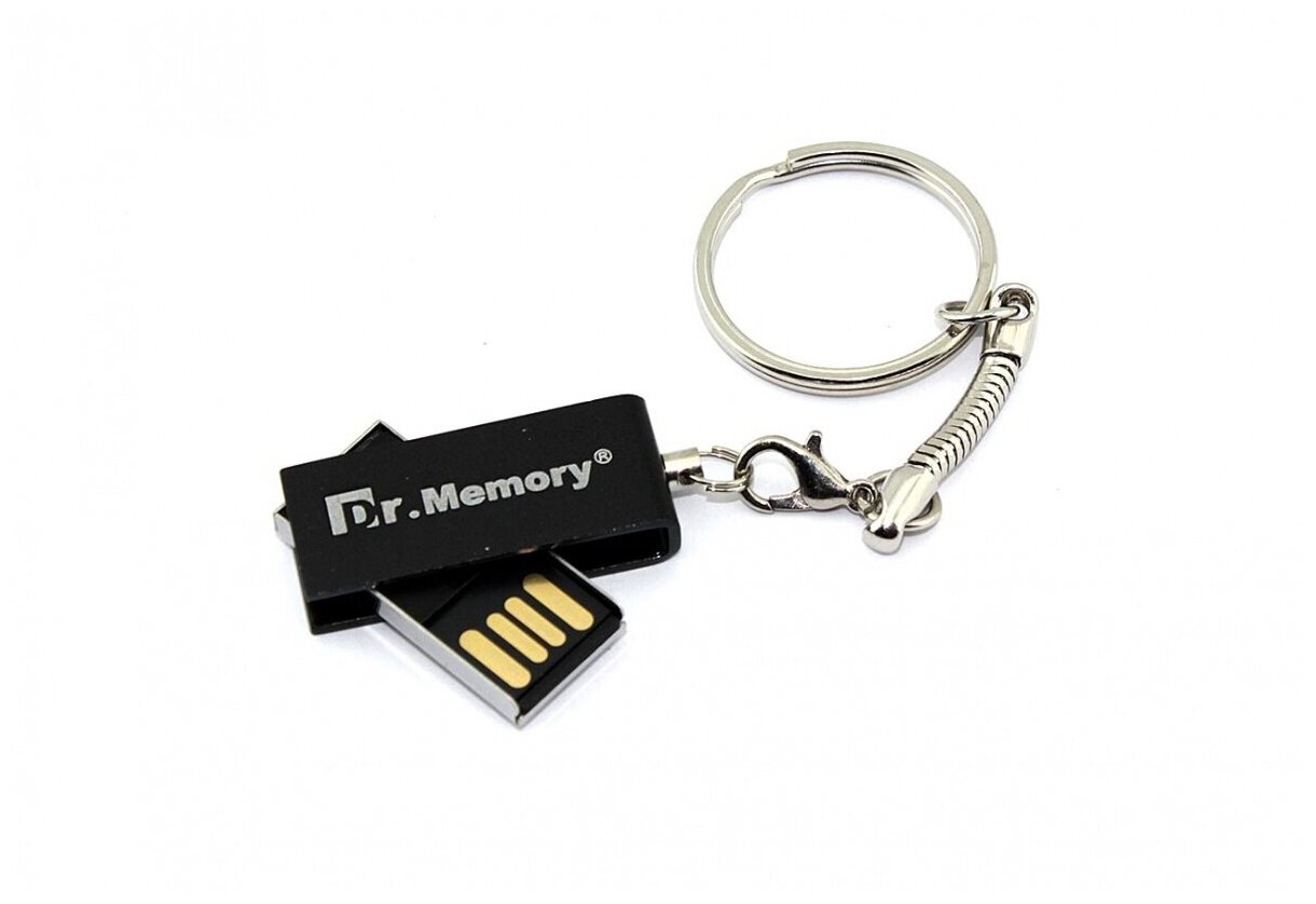 Флешка USB Dr. Memory 005 8GB, USB 2.0, серебристый