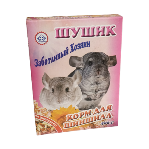 Корм для шиншилл Шушик, 500 гр