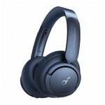 Беспроводные наушники Soundcore by Anker Q35 Wireless Active Noise Cancelling Headphones Obsidian Blue (A3027P31) - изображение