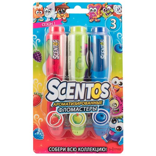 Ароматизированные Фломастеры Scentos 3 шт