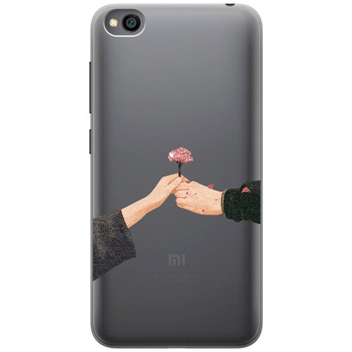 Силиконовый чехол с принтом Hands для Xiaomi Redmi Go / Сяоми Редми Го силиконовый чехол на xiaomi redmi go сяоми редми го с 3d принтом stormtrooper stickers прозрачный