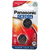 Литиевые дисковые батарейки Panasonic CR2016 2шт.