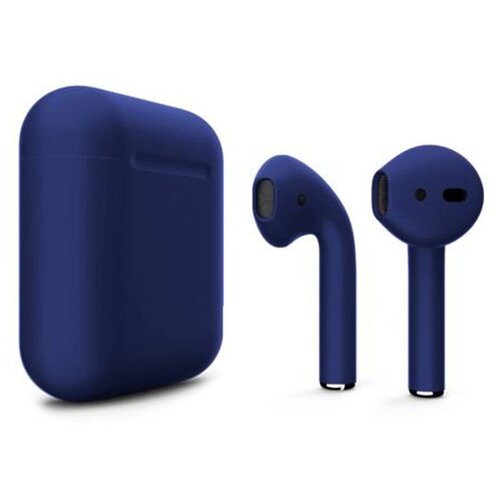 Наушники внутриканальные без бренда inPods-12, bluetooth, с анимацией, матовый, цвет: синий