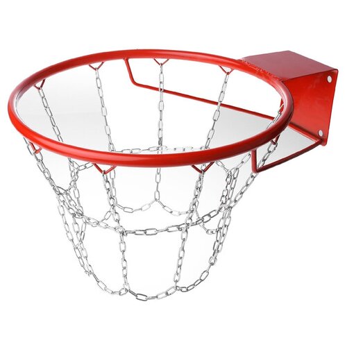 Корзина баскетбольная №7, d 450 мм, стандартная с цепью корзина баскетбольная 7 d 450 мм антивандальная с цепью