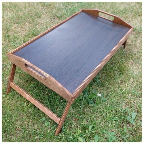 Столик-поднос Wood_and_Cotton, дерево, размер 50x30x20 см