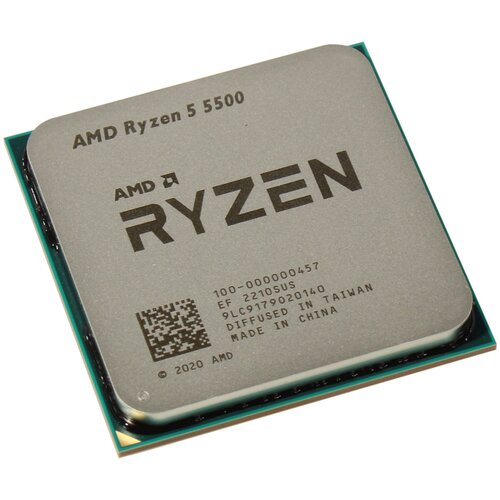 Процессор AMD Ryzen 5 5500 AM4, 6 x 3600 МГц, OEM процессор amd ryzen 5 pro 2400g am4 4 x 3600 мгц oem