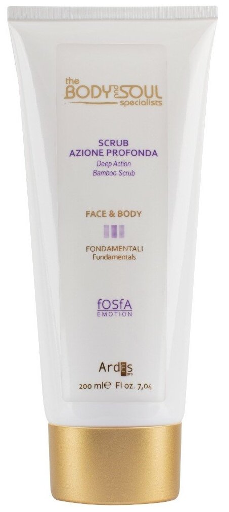 Ardes Скраб эксфолиант глубокого действия профессиональный. Scrub azione profonda. 200 ml. Италия