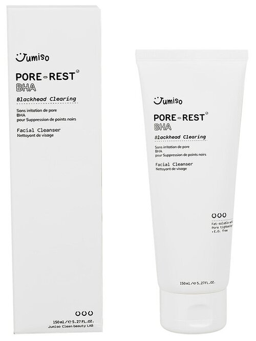 Пенка для умывания HELLOSKIN JUMISO PORE-REST с BHA-кислотами (очищающая поры) 150 мл