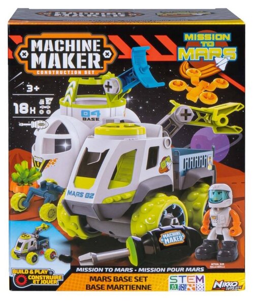 Конструктор Nikko Machine Maker Mission to Mars 40102 База на Марсе, 18 дет.