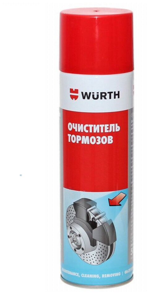 фото Очиститель тормозов WURTH