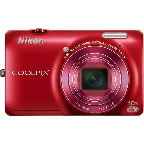 Фотоаппарат NIKON Coolpix S6300красный 1295000₽