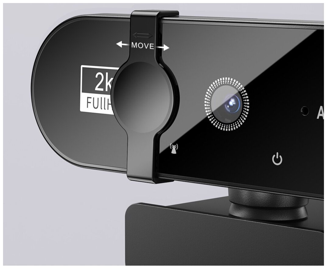 Веб-камера с микрофоном и автофокусом H-50 / 2048x1536(2k),1080P, Full HD/ для прямой трансляции видео вызова Конференции работы.