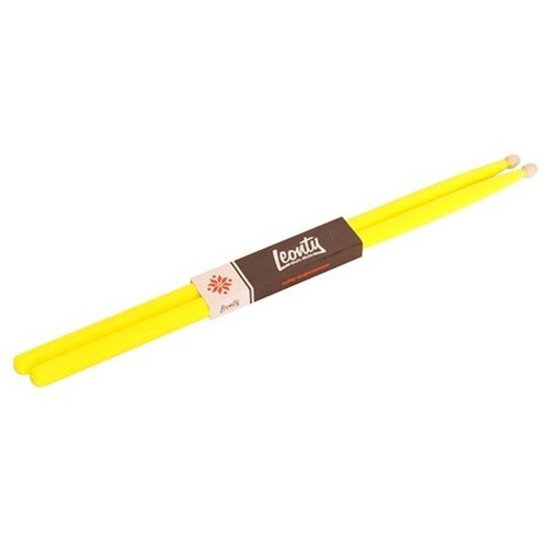 Барабанные палочки Leonty LFL2B Fluorescent Lemon Leonty 2В lfl5b fluorescent lemon 5b барабанные палочки leonty