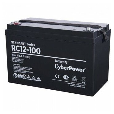 CyberPower батареи комплектующие к ИБП Аккумуляторная батарея RC 12-100 12V 100Ah
