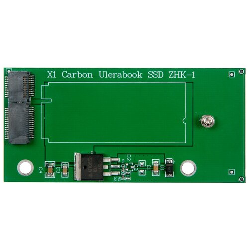 Адаптер-переходник для установки накопителя SSD SFF (20+6 Pin) от Lenovo ThinkPad X1 Carbon laptop в разъем SATA 3 / NFHK N-X1S адаптер переходник для установки ssd m 2 sata в корпус диска wd с разъемом sff 8784 nfhk n wd02