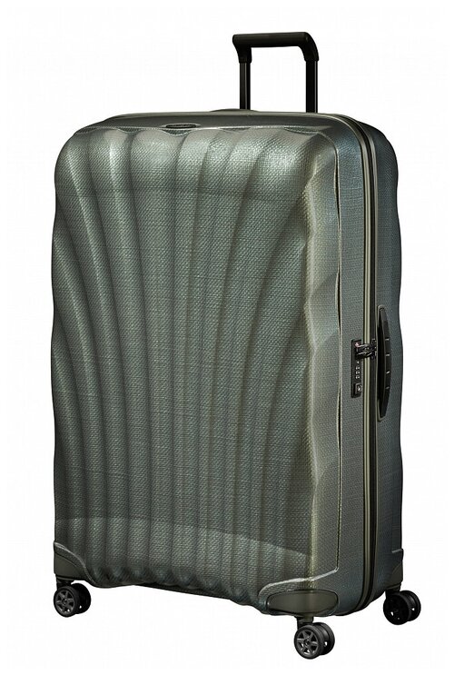 Чемодан Samsonite, 144 л, размер S, зеленый