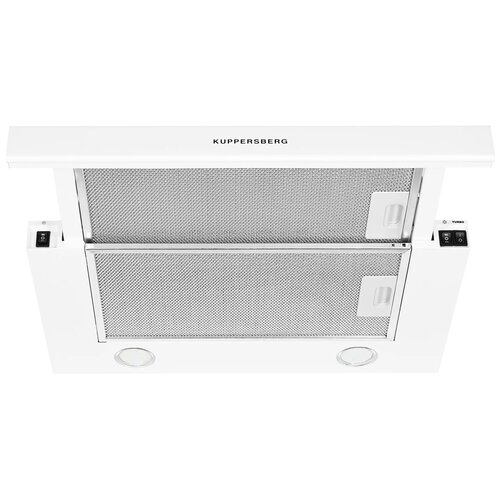 Встраиваемая вытяжка Kuppersberg SLIMLUX IV 50 W, цвет корпуса белый, цвет окантовки/панели белый