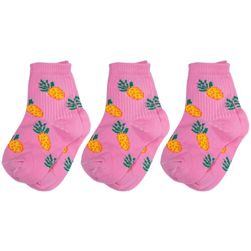 Носки Альтаир 3 пары, размер 16, розовый носки альтаир 3 пары размер 16 розовый серый