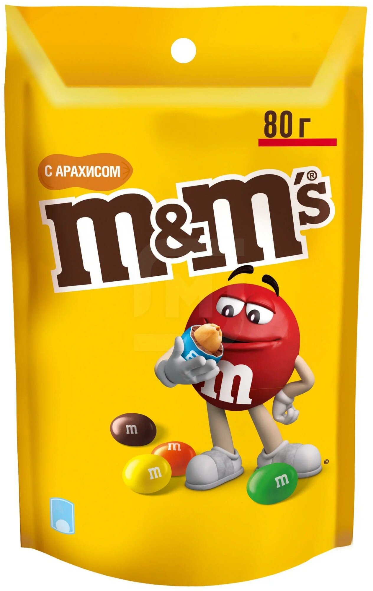 80Г драже M&M'S С арахисом