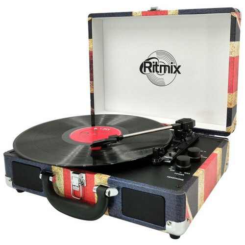 Проигрыватель виниловых дисков Ritmix LP-120B black, 1 шт.