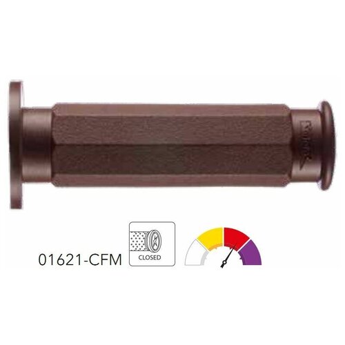 Комплект ручек руля, грипсы Ariete OCTAGONAL 80-BROWN 01621-CFM