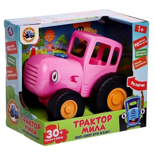 Каталка Трактор Мила Синий трактор 30 песен фраз героя световые эффекты 2320₽