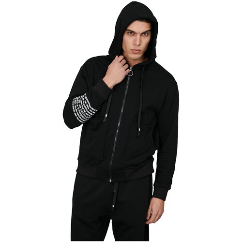 фото Толстовка мужская, j.b4, артикул: 4mc2102, цвет: черный, размер: l