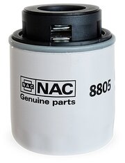 Фильтр масляный NAC 8805 для VAG 1.2, 1.4 TSI. OEM 03C115561B, 03C115561J, MANN W 712/93