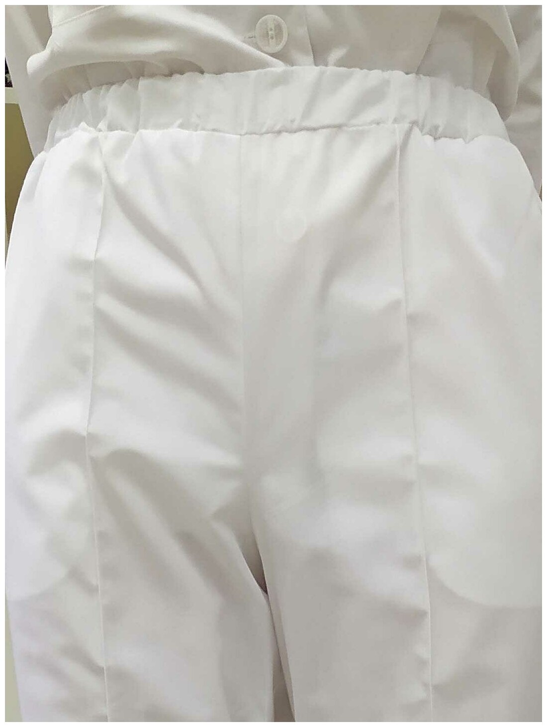 Брюки женские, производитель Фабрика швейных изделий №3, модель М-135, рост 170, размер 44, цвет белый