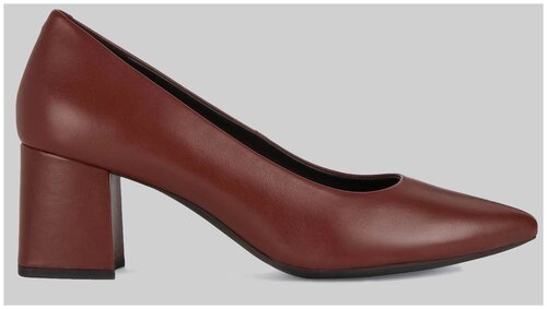 Туфли лодочки GEOX, натуральная кожа, размер 39, красный