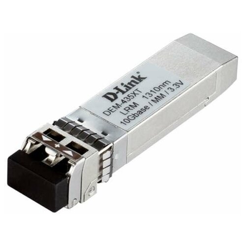 Трансивер D-Link 435XT/A1A 1x10GBase-LRM port sfp 10g lrm 10gbase lrm 1310nm 10gb sfp модуль 10g lrm трансивер 10g sfp lrm сетевой адаптер модуля переключения