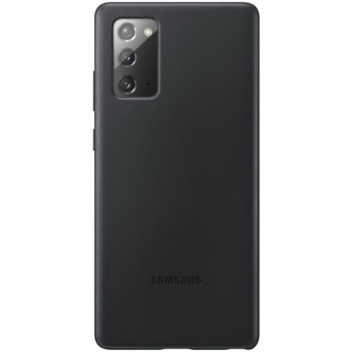 чехол накладка samsung leather cover для galaxy note 20 ef vn980lbegru черный Накладка Samsung Leather Cover для Samsung Galaxy Note 20 N980 EF-VN980LBEGRU черная